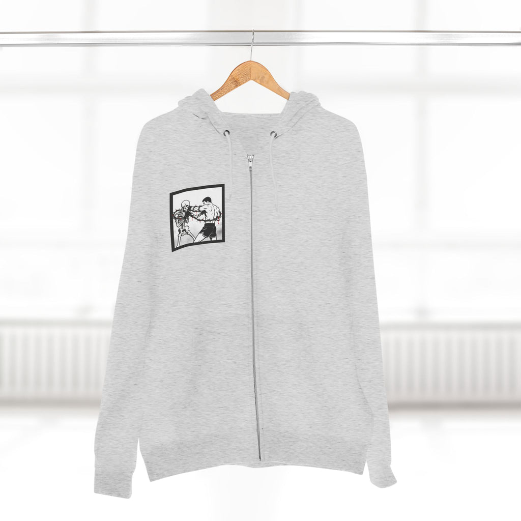 The Fighting Chance Gym Zip Hoodie — Athletic Gym Hoodie