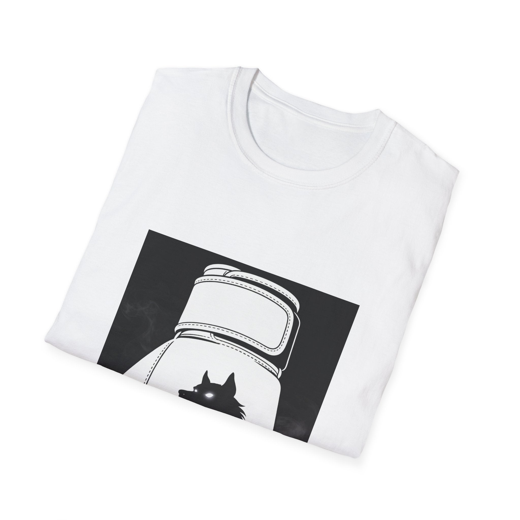 Boxing Wolf T-Shirt — Boxing Glove Silhouette with Wolf Design