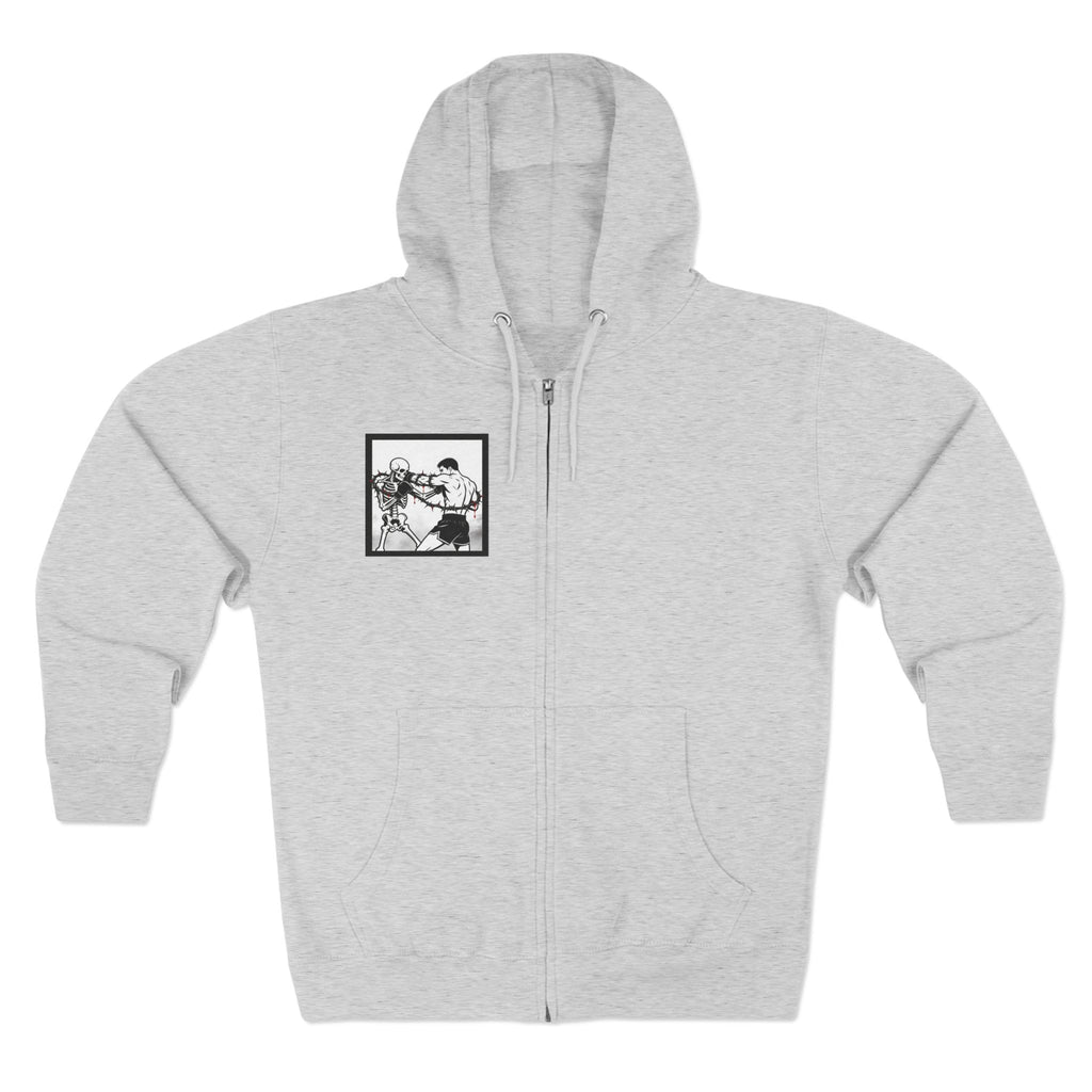 The Fighting Chance Gym Zip Hoodie — Athletic Gym Hoodie